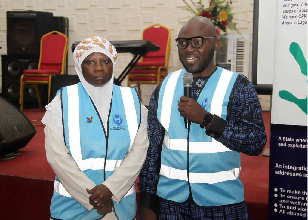 From right: Mr Olakunle Sanni; CPN Nigeria National Coordinator, Ms Risikat Omolara Yusuff; CPN Nigeria Assistant National Secretary.
